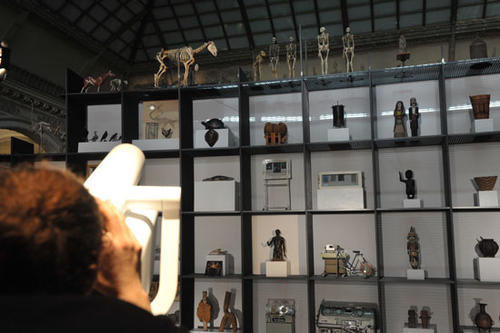 Die Freie Universität ist als Partnerin der Ausstellung "WeltWissen" mit vielen Exponaten beteiligt. Zu sehen ist unter anderem Condé, das Skelett des Lieblingspferdes Friedrichs des Großen.