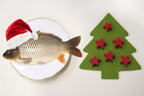 Was am Heiligen Abend auf dem Teller liegt, ist in vielen Familien festgelegt. Rituale wie das traditionelle Weihnachtsessen stärkten den Zusammenhalt, sagt Kulturanthropologe Prof. Dr. Christoph Wulf. Auch in seiner Familie gibt es Karpfen.