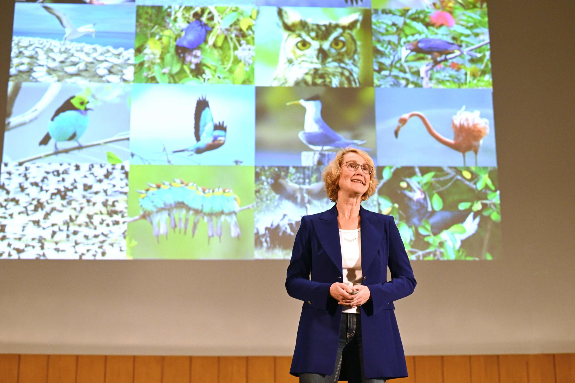 Katrin Böhning-Gaese warnte vor dem Artensterben: „Seit meiner Schulzeit sind drei Viertel der auf diesem Planeten lebenden Tiere verschwunden.“