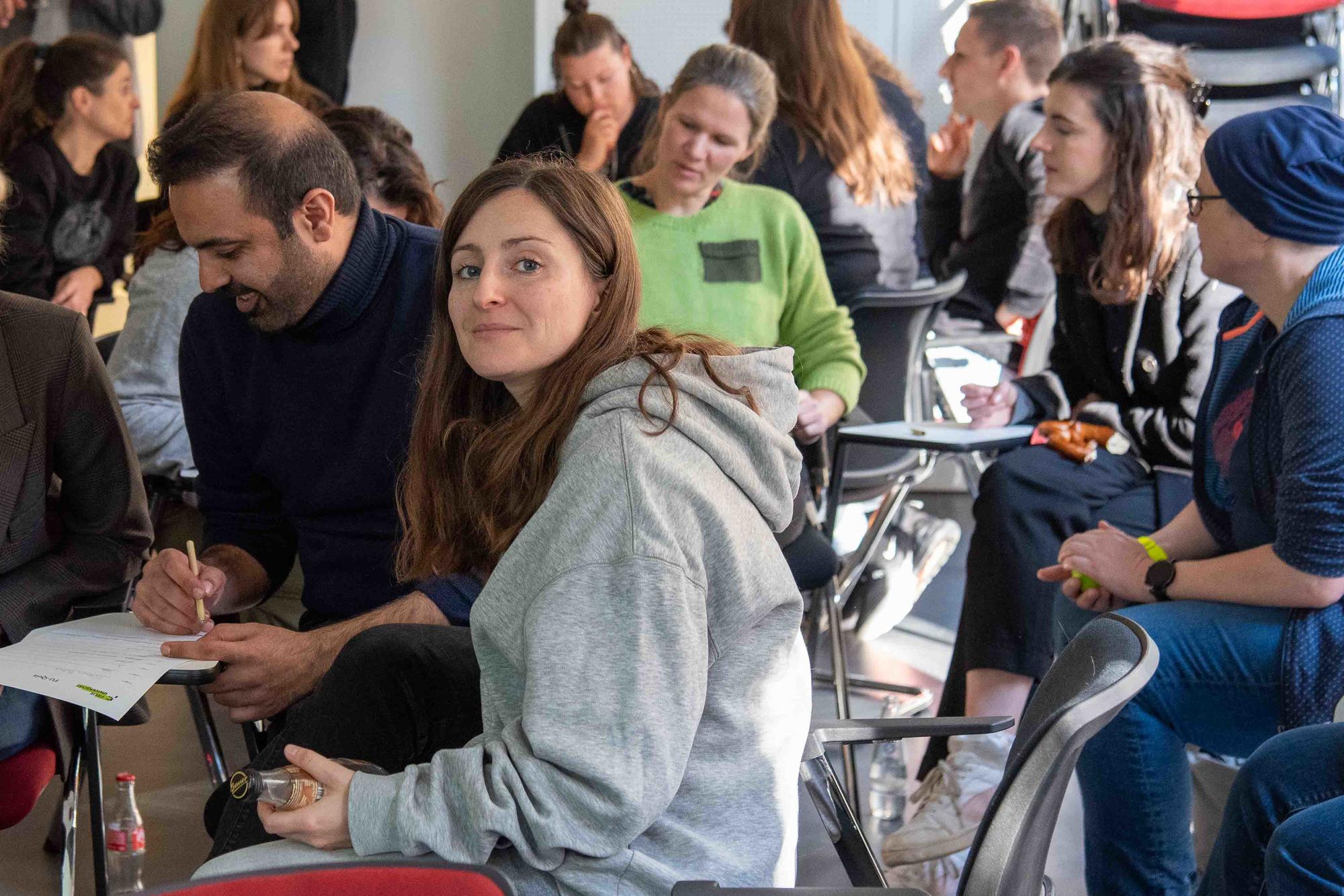 Wie gut sie die Freie Universität kennen, konnten die Teilnehmenden beim Campus-Quiz testen.