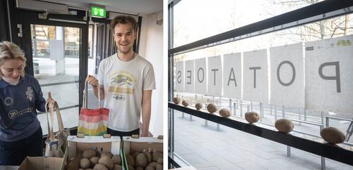 Für den hübschesten Jute-Beutel hatten die Organisatoren einen Preis ausgelobt.