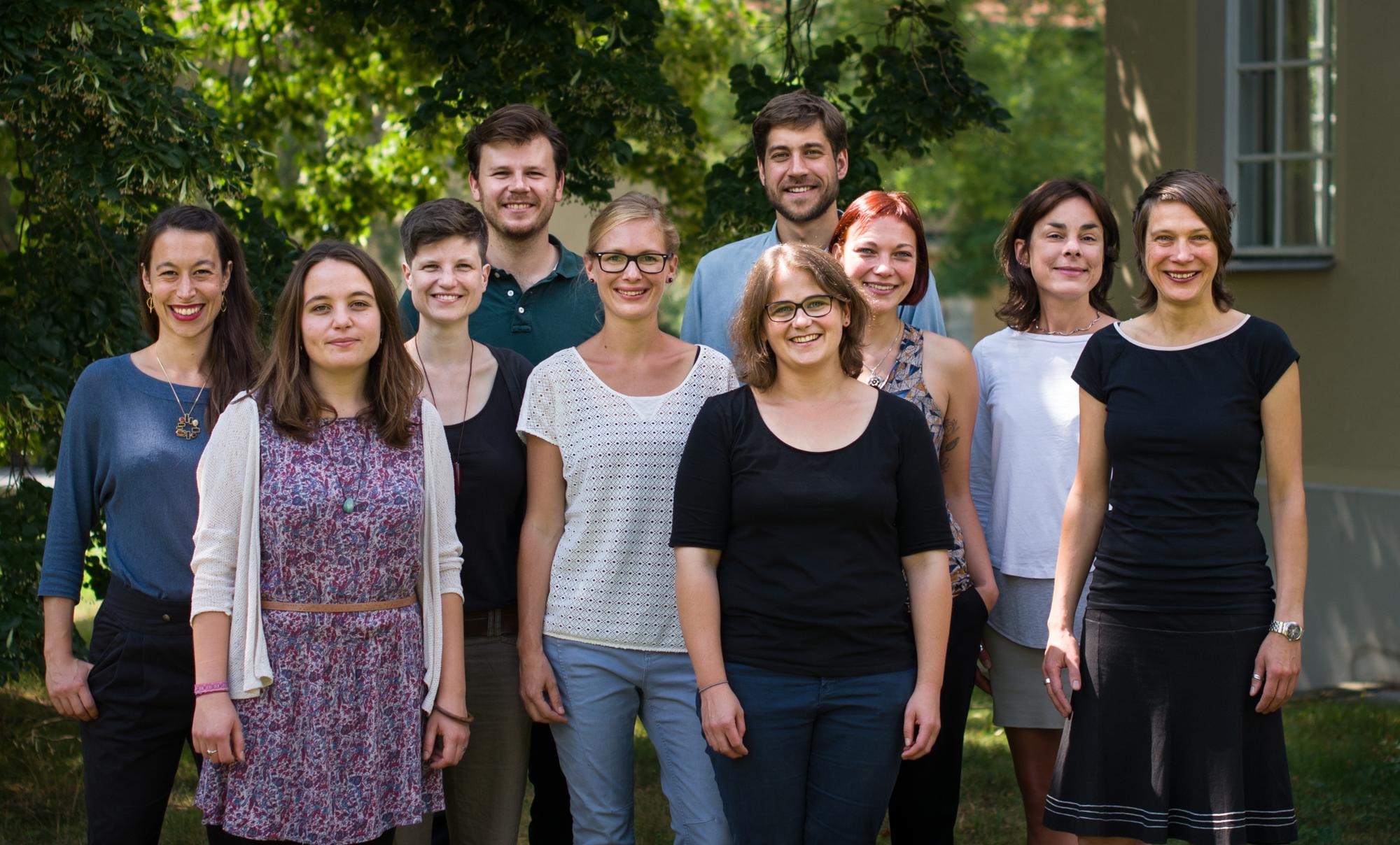 Das Team um Bettina Engels (2. v. rechts).