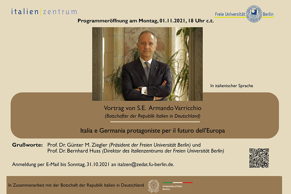 Programmeröffnung für das laufende Semester