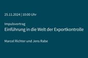 Impulsvortrag Exportkontrolle