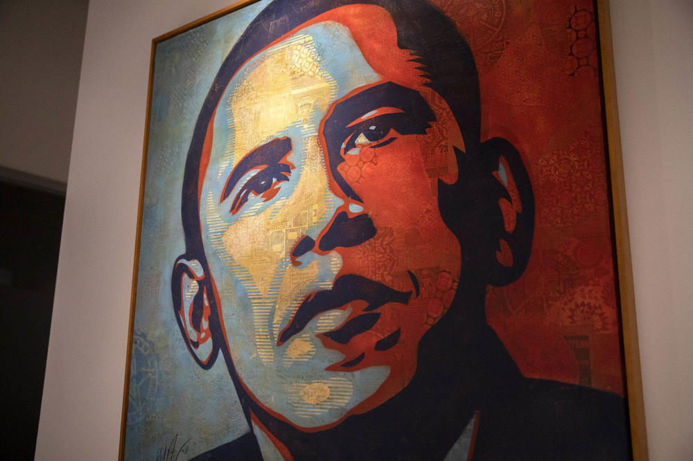 HOPE-Plakat des Streetart-Künstlers Shepard Fairey