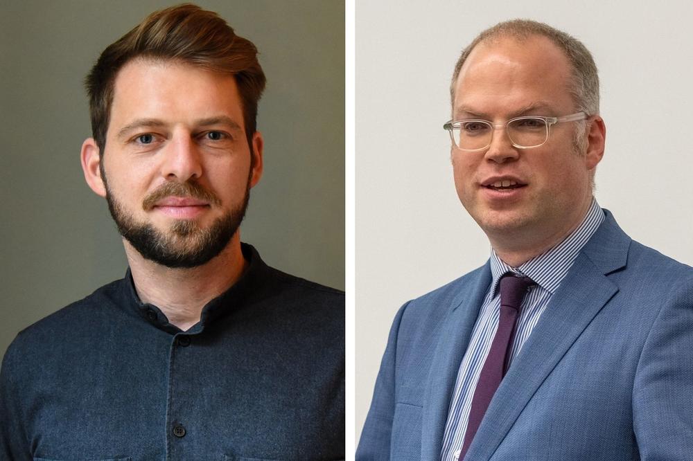 Dr. Jannis Julien Grimm (links) und Prof. Dr. Helmut Aust