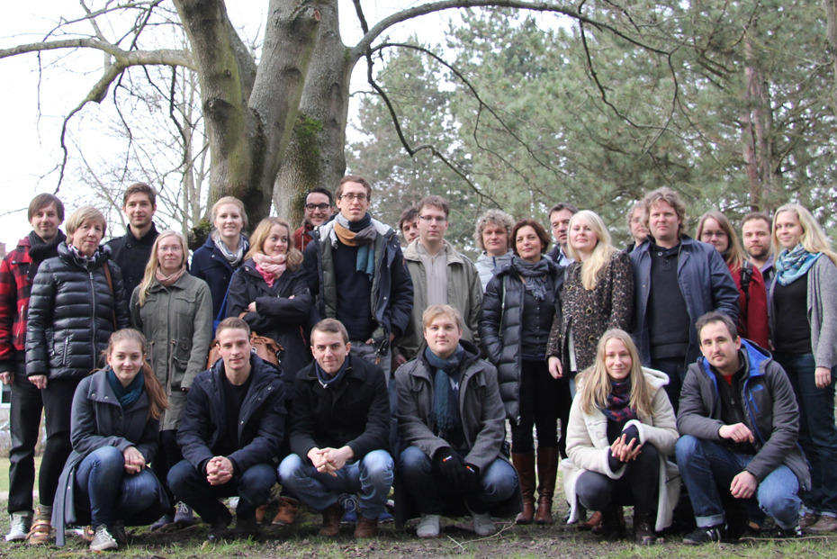 Teilnehmer und Mentoren des Projektkurses  "Vom Wissen zum Handeln".