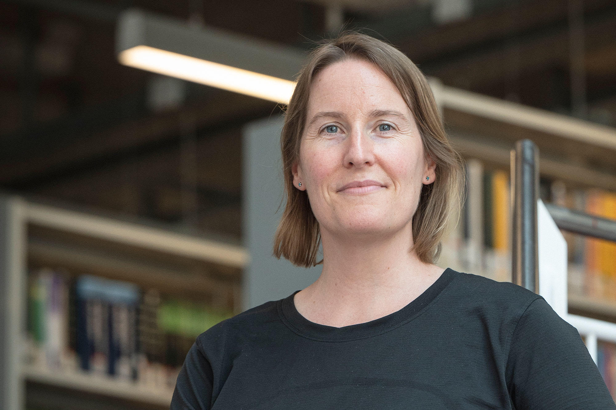 Dr. Allison Ann Berger ist wissenschaftliche Mitarbeiterin der Arbeitsgruppe von Prof. Dr. Beate Koksch am Institut für Chemie und Biochemie.