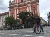 Der Hauptplatz der Stadt: Der Prešerenplatz in Ljubljana