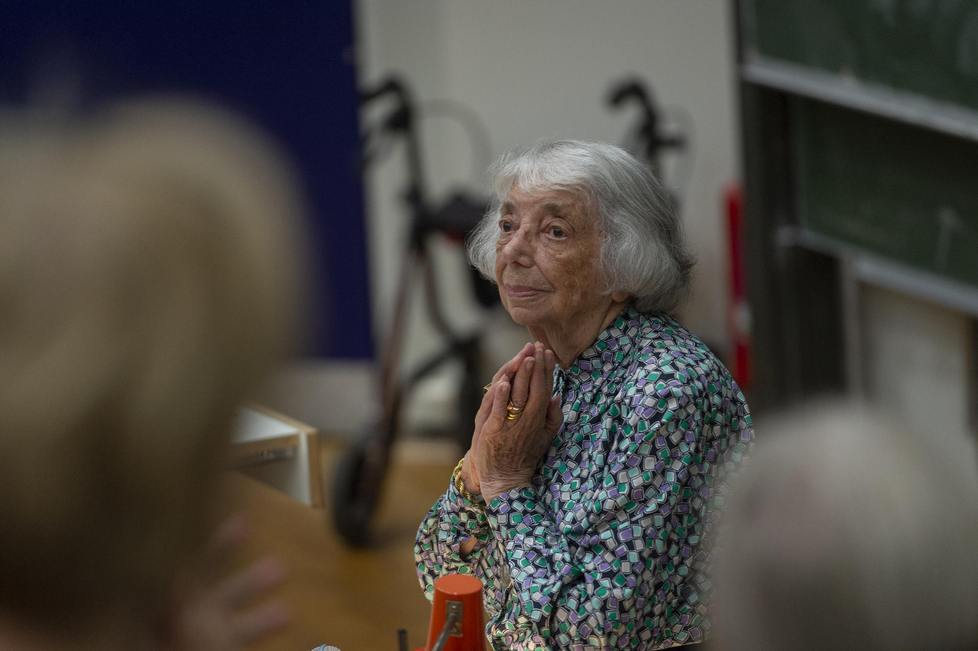 Margot Friedlander's message to those present: “I have a mission. I don't speak for myself. We can no longer change what was. But it must never happen again. Never again. For you, only for you.”