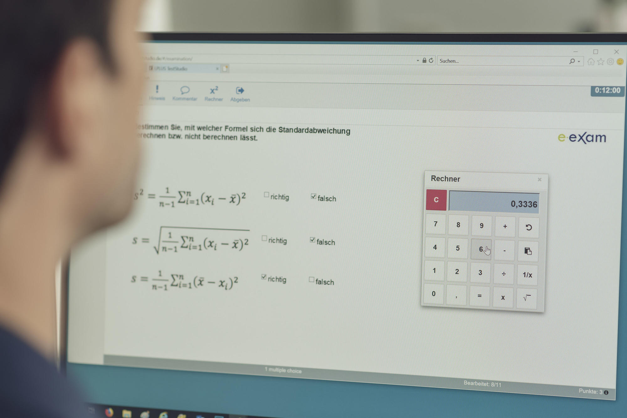 “E-Examinations@Home” plans to facilitate between 7,000 and 10,000 online exams taken at home by the end of August. The image above shows an example.