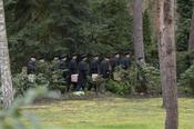 The human remains were laid to rest at the Waldfriedhof Dahlem cemetery.