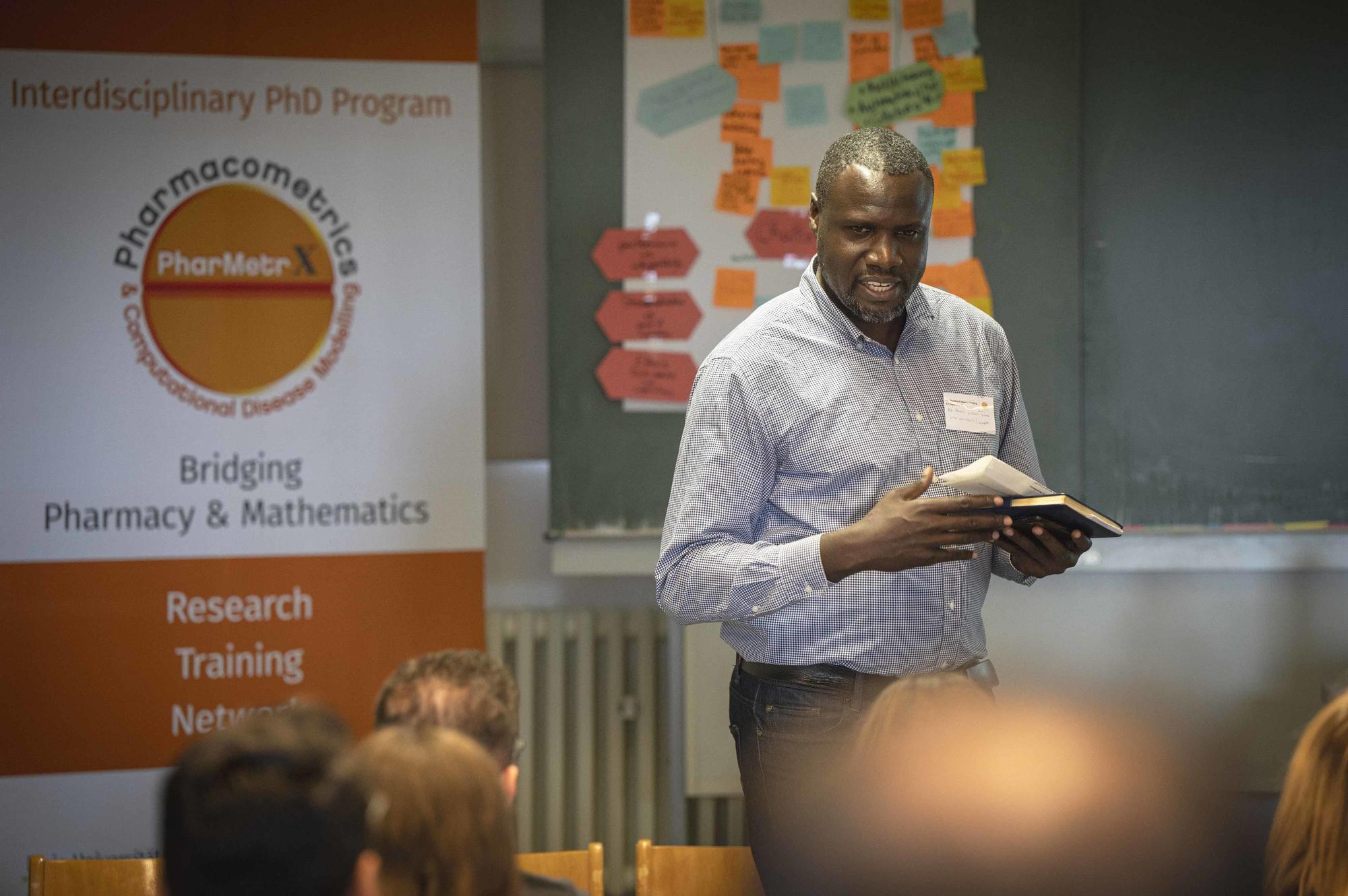 Francis Williams Ojara is another PharMetrX alumnus. He teaches pharmacometrics at Gulu University in northern Uganda, where he is also conducting research on infectious diseases. Berlin became like a second home to him through the PharMetrX program.