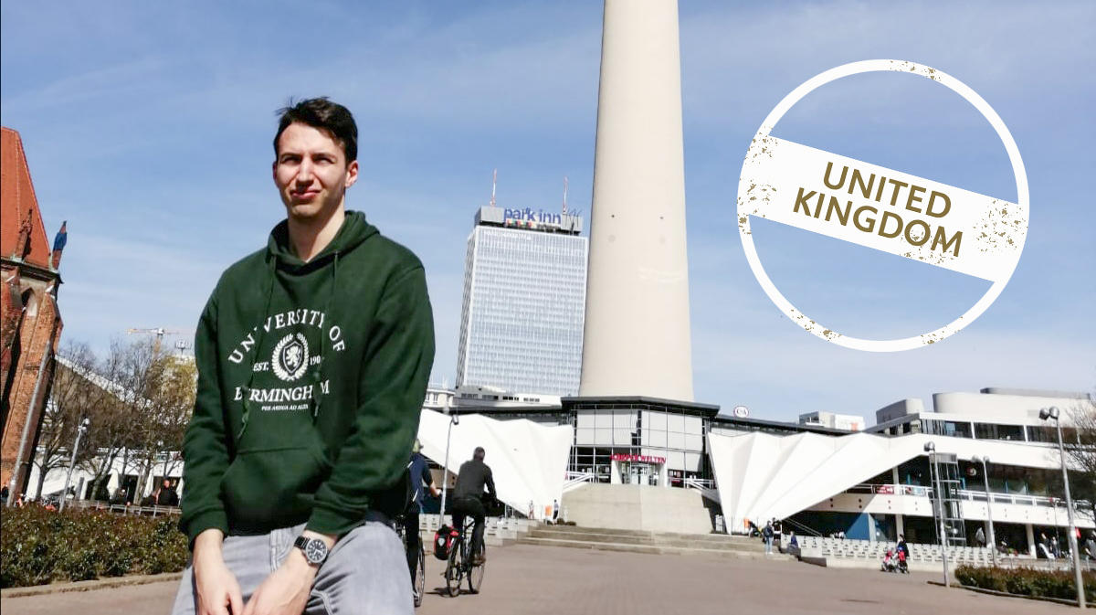 Back at Alexanderplatz, Ben Heiden did not plan on his study abroad in the UK ending like it did.