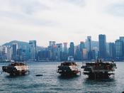 Victoria Harbor is right in the heart of the city.