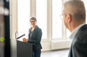 Dr. Corinna Tomberger is looking forward to working together with her colleagues at Freie Universität to promote equal opportunities for all and advocate for a more gender-inclusive organizational culture
