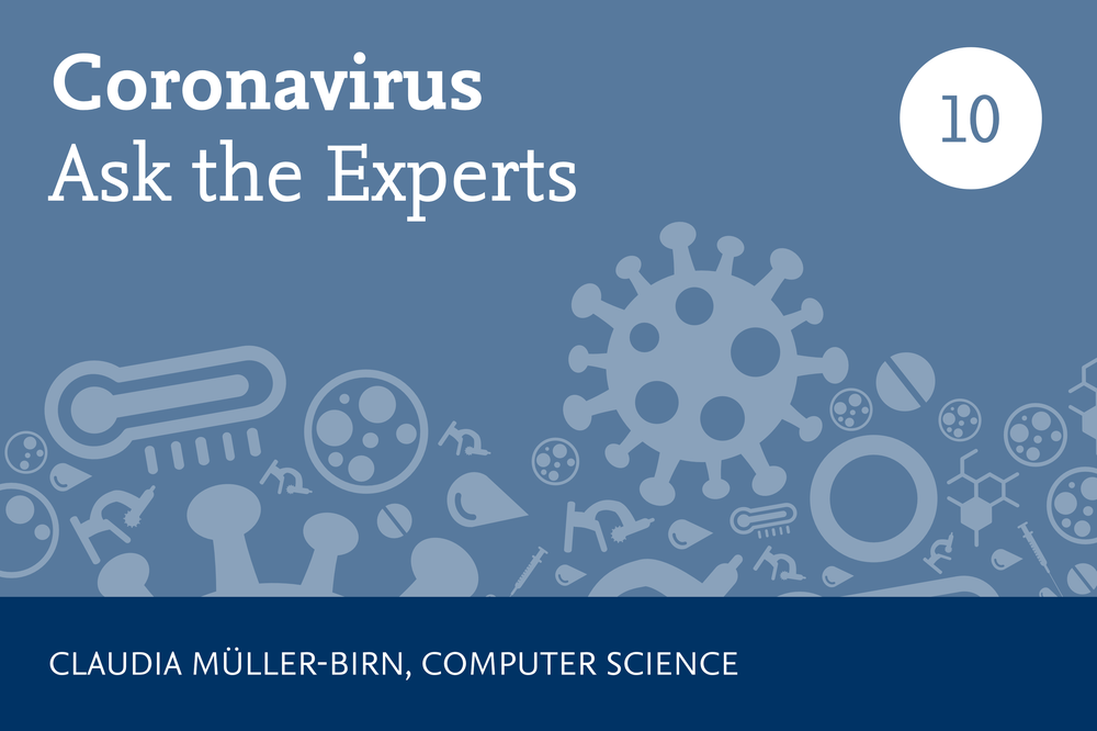 The app software should be designed to be participatory so that people understand the approach being used and trust it, says computer science professor Claudia Müller-Birn.