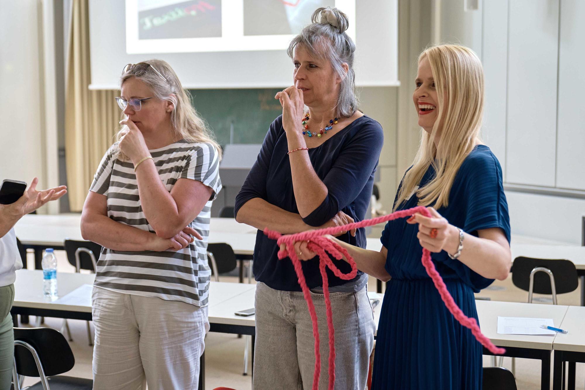 Approaches from improvisational theater can help people get started talking.
