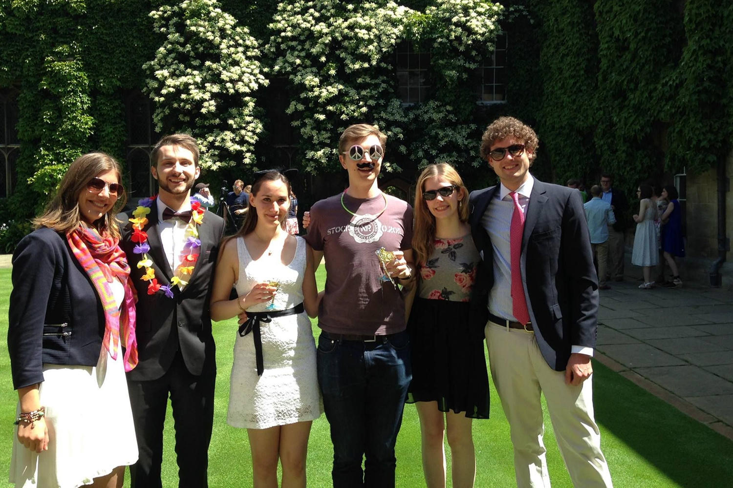 Looking forward to next summer: Shown here at a garden party at Lincoln College in June 2015.