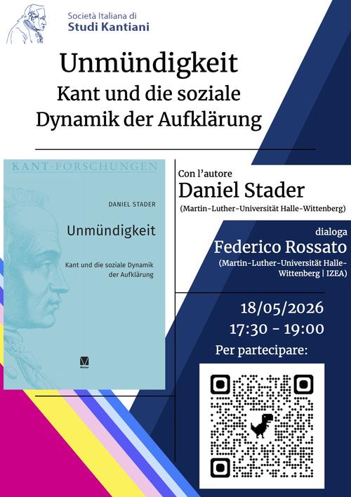 Flyer Società Italiana di Studi Kantiani