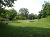Recreational area on Campus Lankwitz