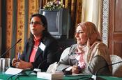 Dr. Dina Taha, Alexandria University, and Prof. Dr. Hanaa El Sayad, Ministry of Higher Education, present facts & figures about equal opportunities at Egyptian universities