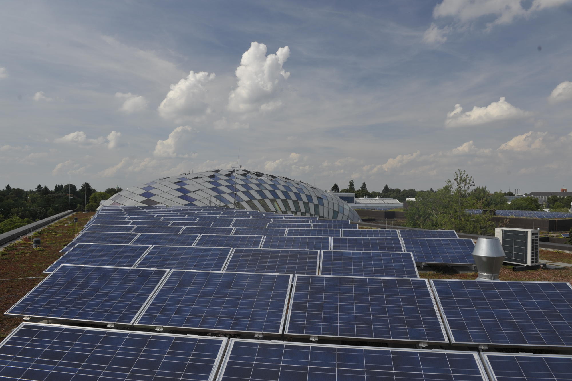 Solar System on the Main Campus Buildings