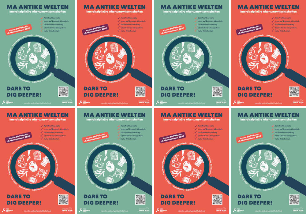 Bewerbungsstart für den neuen Masterstudiengang "Antike Welten" ab dem Wintersemester 2026.