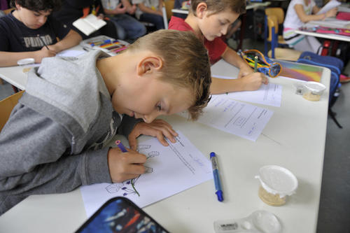 Die Kinder stellen Hypothesen auf, beobachten, notieren die Ergebnisse und entwickeln wie Wissenschaftler daraus neue Fragen.