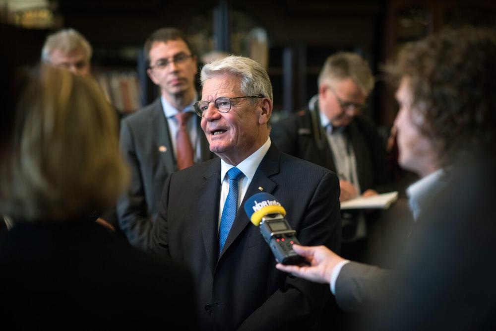 Wissenschaftliche Distanz bei räumlicher Nähe: Der Historiker Paul Nolte hat den Bundespräsidenten Anfang Oktober auf dessen USA-Reise begleitet.