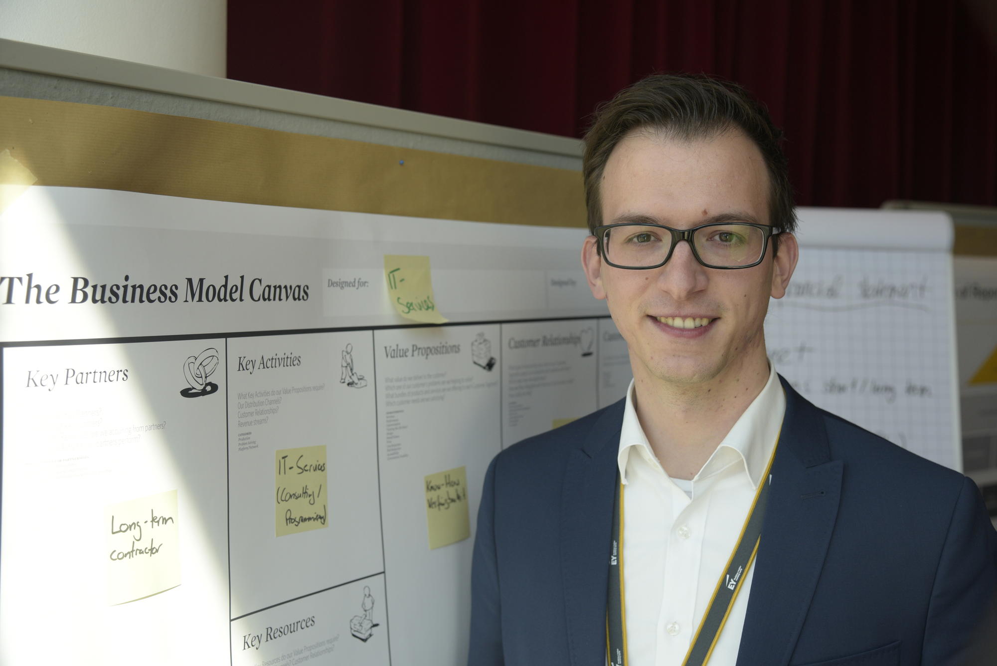 Auf den Beruf vorbereitet: Marcel Kaiser erhielt Impulse von seinem Förderer.