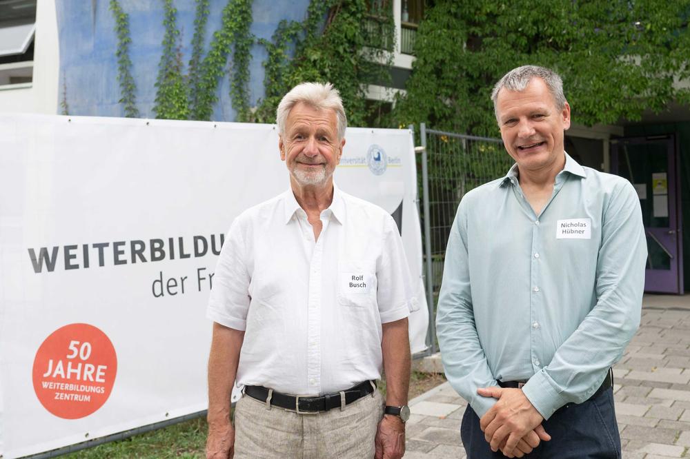 Der frühere und der aktuelle WBZ-Leiter. Rolf Busch (li.) und Nicholas Hübner