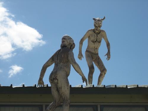 Zeitgenössische Kunst: Die Performance Butcher Boys (Kapstadt 2007) fand viel Beachtung.