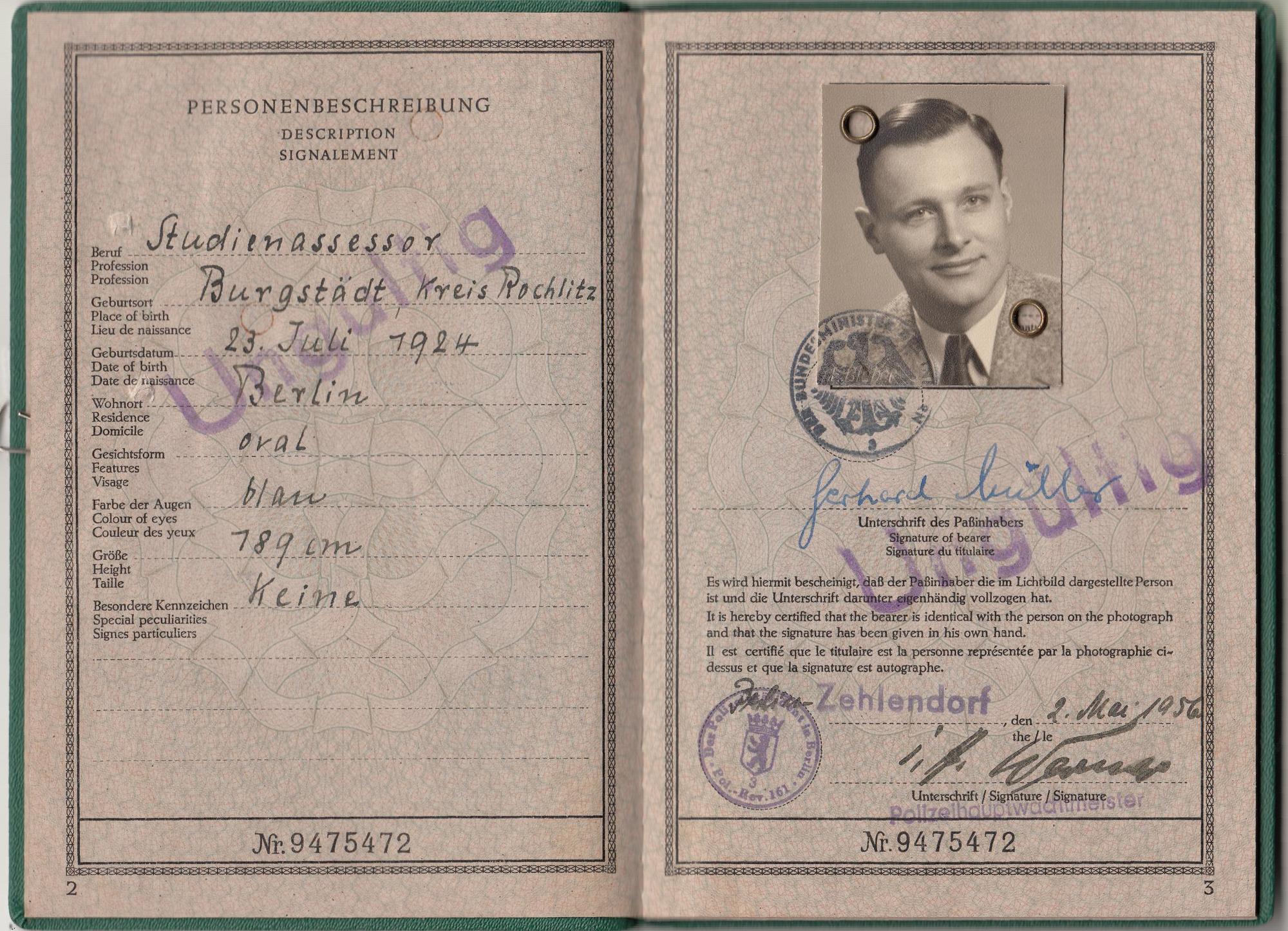 Ihren Ehemann Gerhard Müller, einen Studenten der Anglistik, lernte Inge Müller an der Freien Universität kennen.