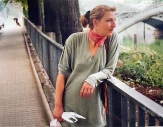 Christine Kremer während ihrer Studienzeit 1990 in Berlin