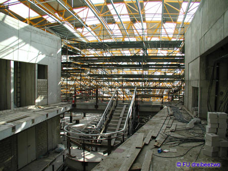 Die Baustelle im Oktober 2004
