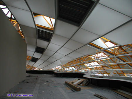 Die Baustelle im Februar 2005