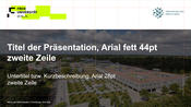 PowerPoint Startfolie im Raster