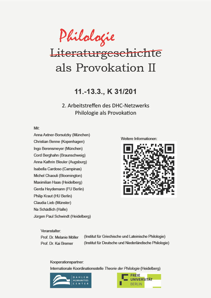 Philologie als Provokation II