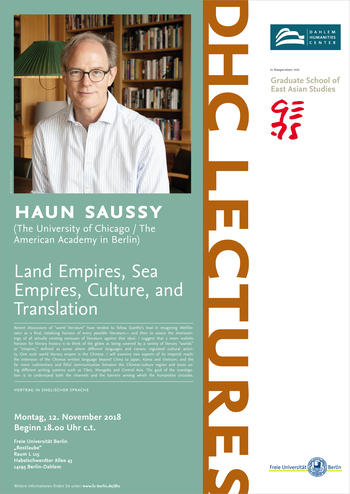 DHC Lecture mit Haun Saussy