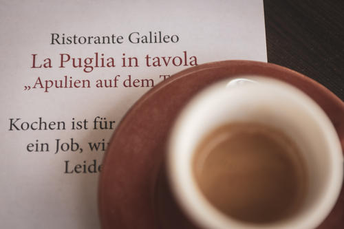 Gerichte aus Apulien, der Heimat von Cosimo Dalessandro, sind die Spezialität des Ristorante Galileo.
