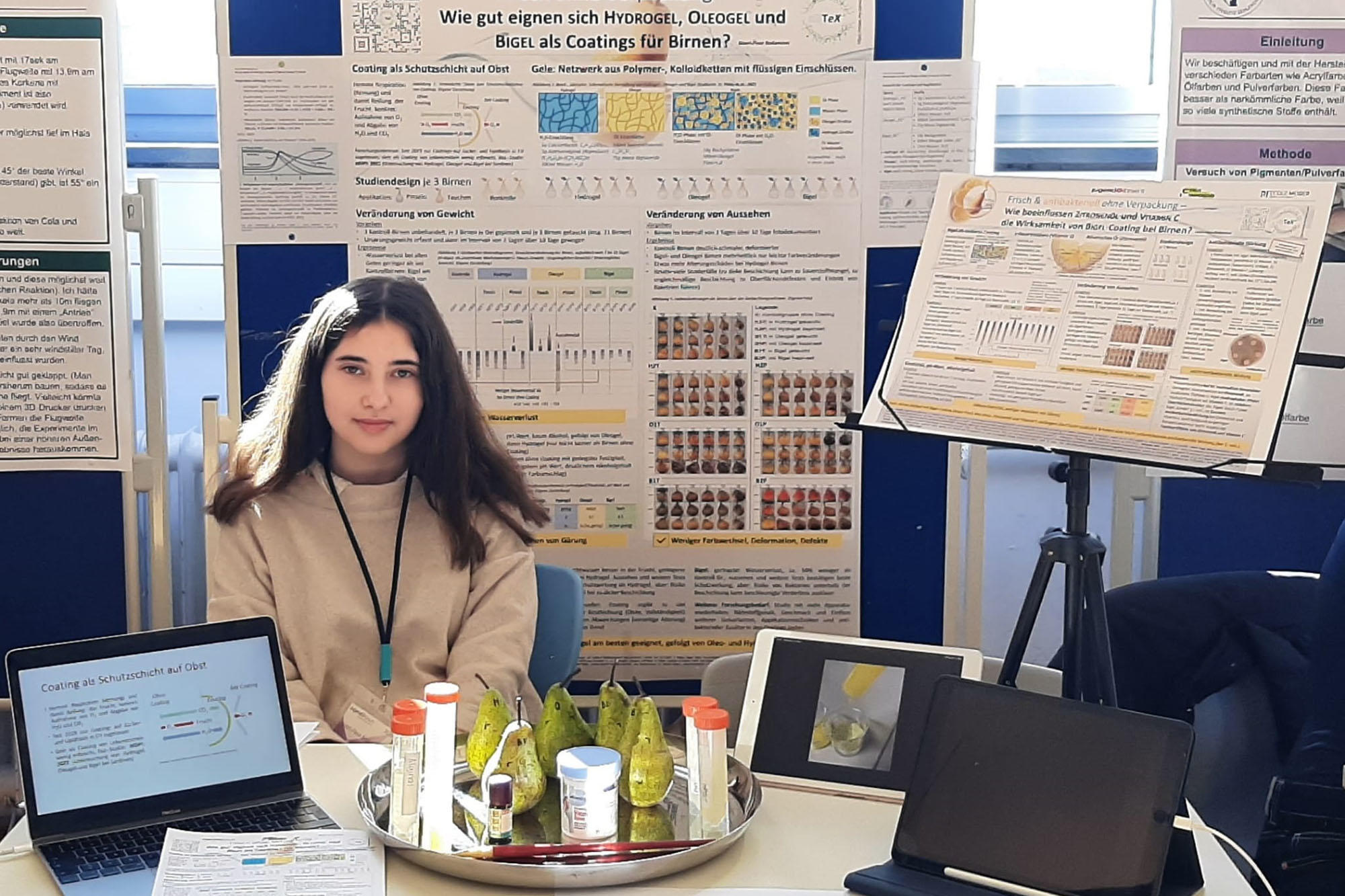 Glückwunsch! Erster Platz im Berliner Landeswettbewerb Jugend forscht Junior 2025 in der Kategorie Chemie