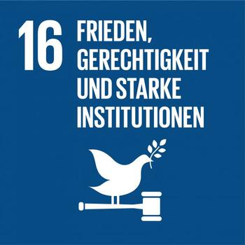SDG 16 - Frieden, Gerechtigkeit und starke Institutionen
