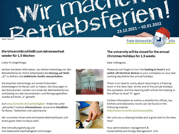 Important preparations before the christmas holidays