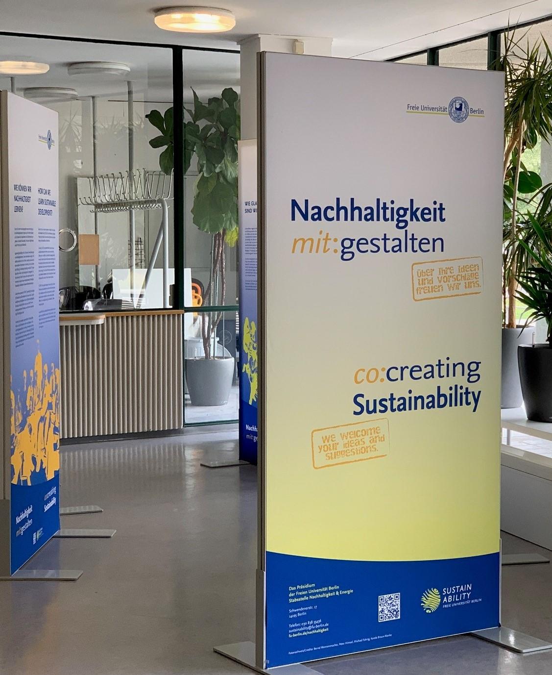 Wanderausstellung "Nachhaltigkeit mit:gestalten"