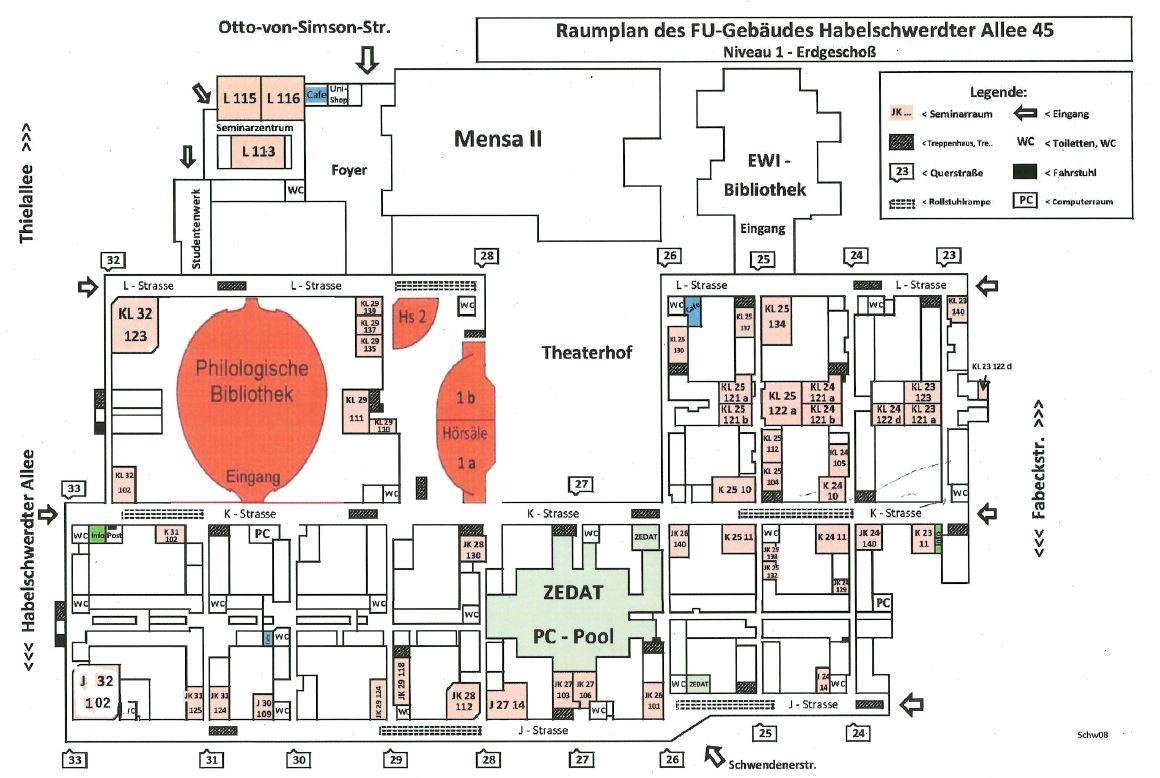 Lageplan Habelschwerdter Allee