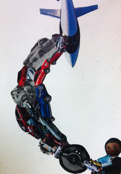 Aus dem Workshop Öko-Collage: Aus Müll wird Kunst (von Lupe Godoy)