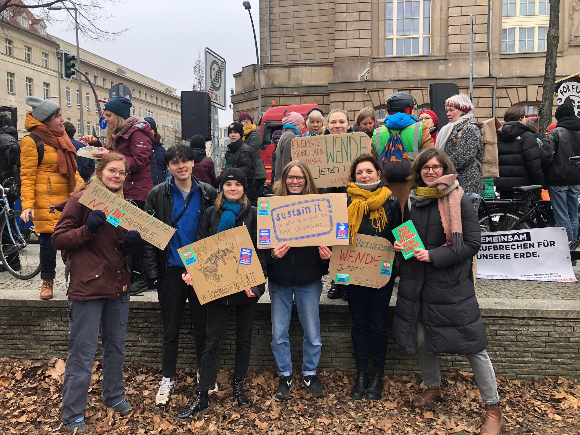 Beim Klimastreik in Berlin am 3. März 2023