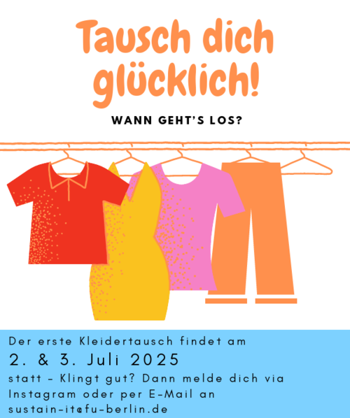 Kleidertausch am 2. und 3. Juli 2025