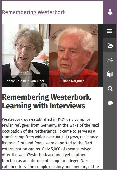 Remembering Westerbork. Learning with Interviews